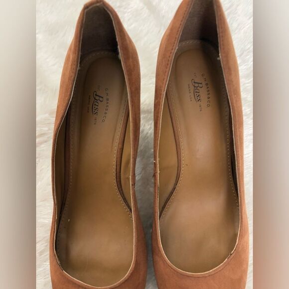 G.H Bass Cork Kalie wedge caramel brown size 9.5 - Picture 2 of 5